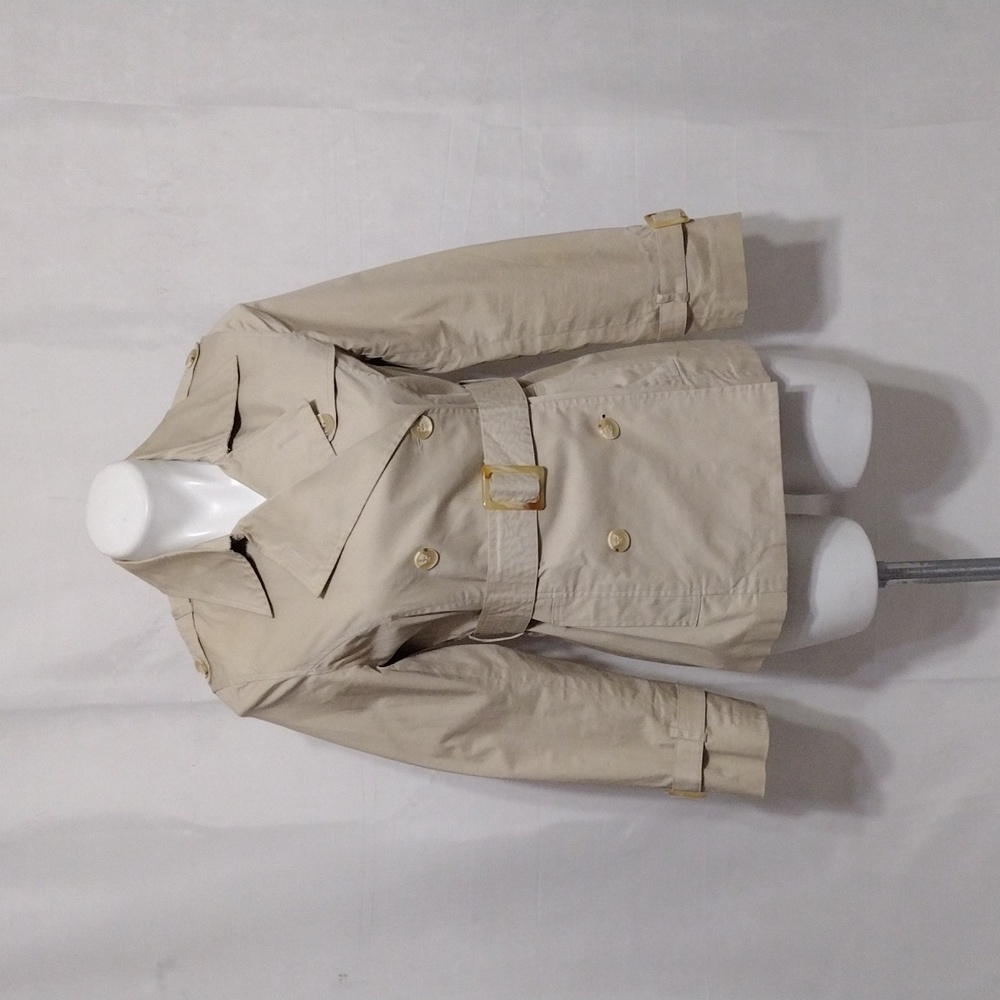 CHU XXX Utilitycore Safari Jacket Medium Belted Double Breasted Khaki